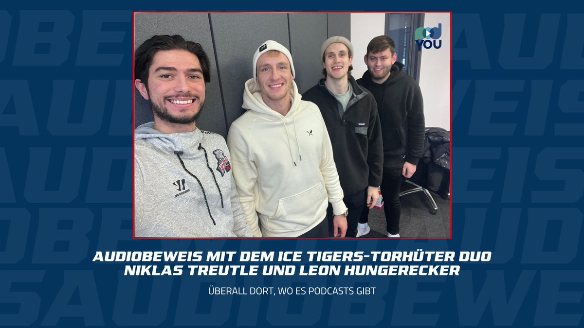 _oliverwinkler_'s tweet photo. 🎧 In der neuen Ausgabe AUDIOBEWEIS sind diesmal Niklas Treutle und Leon Hungerecker zu Gast im Studio. 
Die neue Folge hört Ihr überall dort, wo es Podcasts gibt oder ganz einfach unter https://t.co/Ca7a0PCjST.

@Ice_Tigers #icetigers #AUDIOBEWEIS https://t.co/8a55GZ1xYh