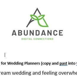 Wedding Planners when that blank page is burning thru time like your sleepy eyes you need an Easy Win. Grab 3 free text templates for your next Ad set.

ift.tt/GzPHSWl
#weddingplanner #weddingplannerlife instagr.am/p/CmEoDnxtI5J/