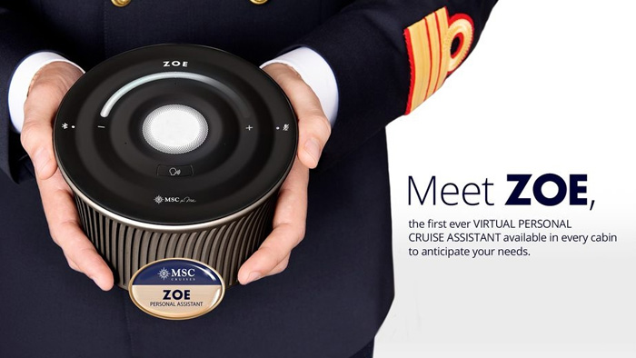 VictorA_Galilee's tweet photo. .@MSCCroisieres a lancé ZOE en février 2021. C'est un #assistantvirtuel qui peut répondre à environ 800 questions liées à la #croisière dans plusieurs langues. Il a fallut 2 ans et 400 personnes pour la développer. https://t.co/0oCmXaNTM8