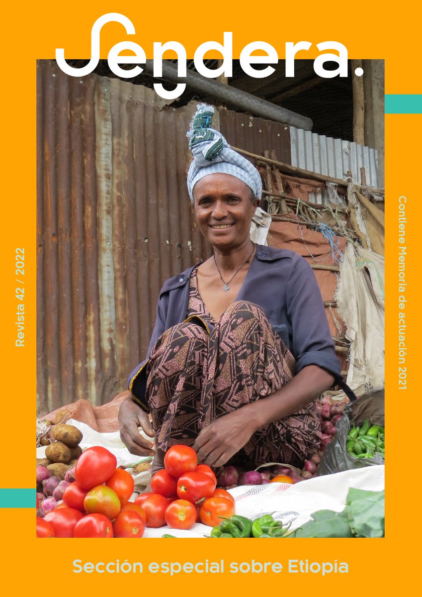 senderaong's tweet photo. La portada de nuestra Revista 2022 la protagoniza una de las mujeres con las trabajamos en Meki y que, como veréis, ha conseguido poner su propio puesto de verduras en el mercado de la ciudad 🍅 🫑
https://t.co/Yc9lym04wh https://t.co/vhojw6cqj7