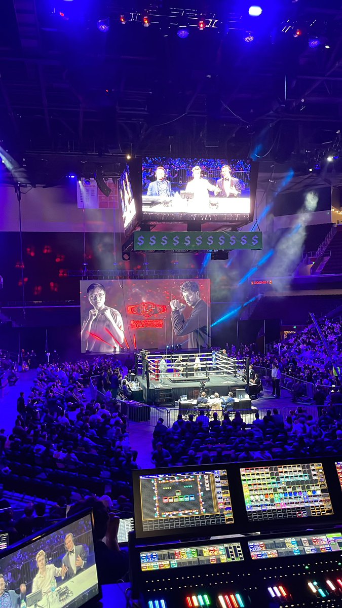 barriboyj's tweet photo. My first event at @thestorymob was a real knockout! 🥊 

Absolutely amazing to work with @LudwigAhgren and @MogulMoves for their Chessboxing Championships! https://t.co/leWVHi2UGq