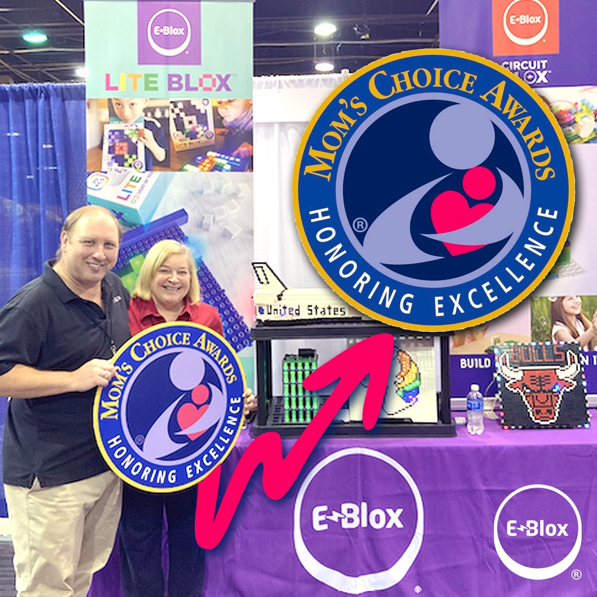 myeblox's tweet photo. ⚡️ Had a great time at Chicago Toy & Game Fair!
📸 Thanks to @MomsChoiceAward for stopping by our booth for a pic.
⚡️https://t.co/zkPMNPdp0z ⚡️
.
.
#EBlox #StemDotOrg #STEMAuthenticated #STEMtoys #STEMeducation #stemlearning #STEAM #legocompatible #legomania https://t.co/GLcow6Tp8b