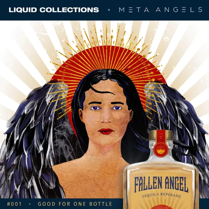 meta_angels's tweet photo. ✨ Exciting news! For a lucky holder: Meta Angels is raffling off a FREE liquid-backed NFT, redeemable for a bottle of our premium Fallen Angel Tequila! ✨

To enter ⬇️

🍹Follow @LiquidCol 
🥃Retweet this tweet! 
🔥Winner announced ~48hrs https://t.co/UDDlaZIQVg
