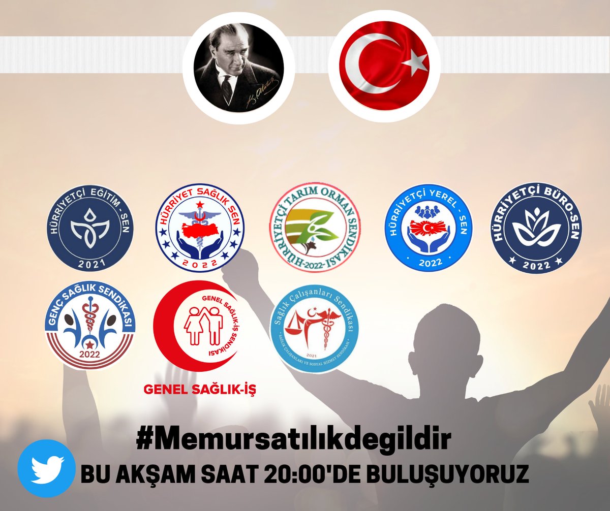 Saha ve sahanın hakları konusunda her platformda destek verdik,vereceğimizi belirtmiştik.
Çalışanların fakirleşmesine göz yuman, sessiz kalınan haklara sendikal tepki gösterdiğimiz gibi, Antidemokratik %2 baraja da 
#Memursatılıkdegildir diyoruz
@ozermenderes12 
@SCalisanlariSen