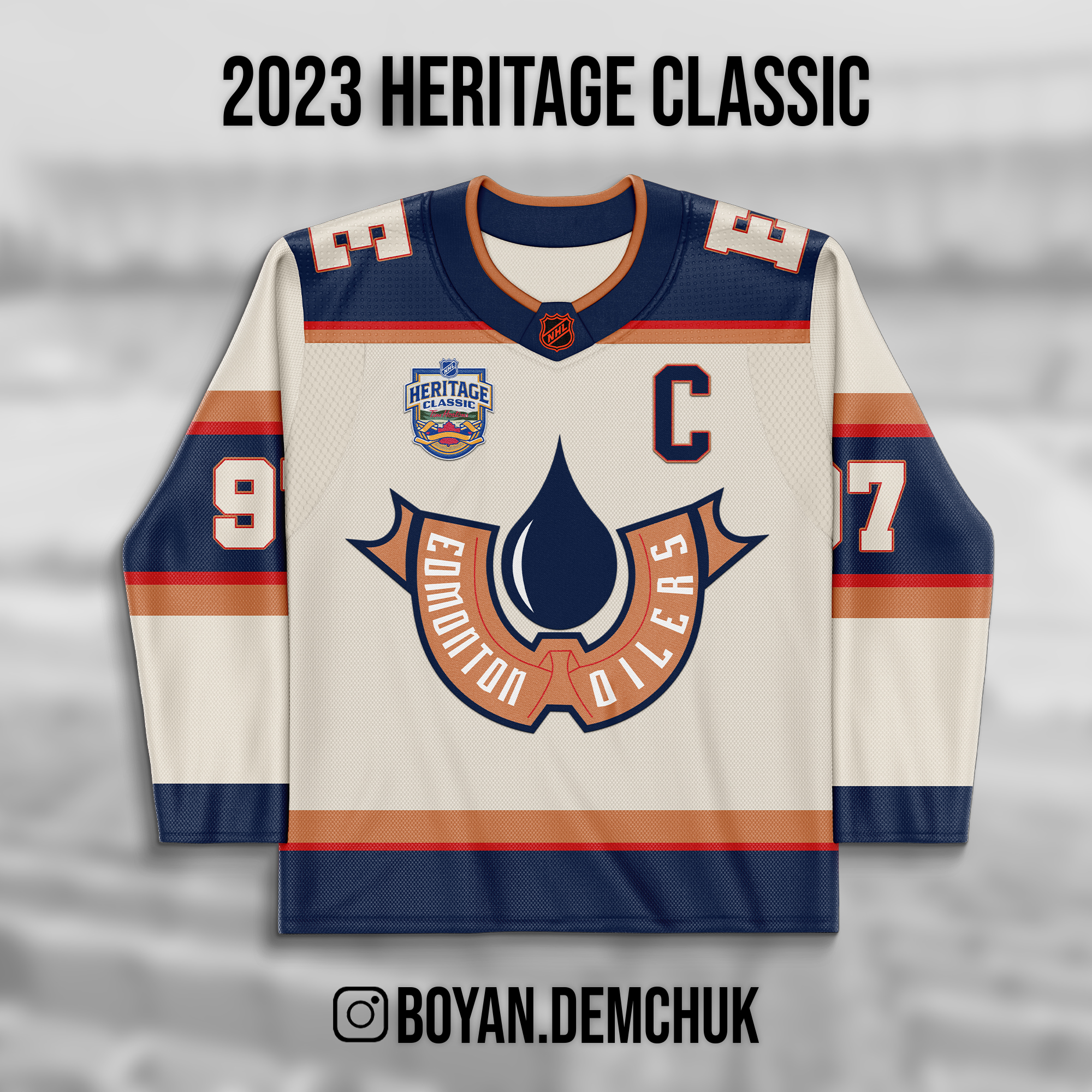 Here's what the Edmonton Oilers' 2023 Heritage Classic jerseys could look  like