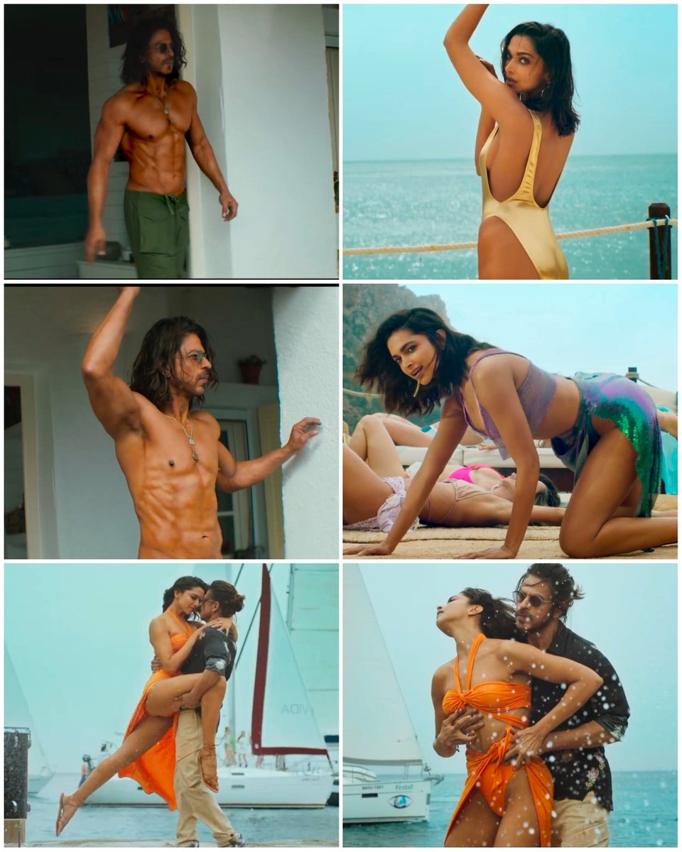 akaankshamishra's tweet photo. Just Watched this Song, can’t get over how hot Shah Rukh Khan and Deepika Padukone look together

 #BesharamRang #ShahRukhKhan𓀠 #DeepikaPadukone #SRK𓃵 #Pathaan https://t.co/QdOJ2kgJ7p
