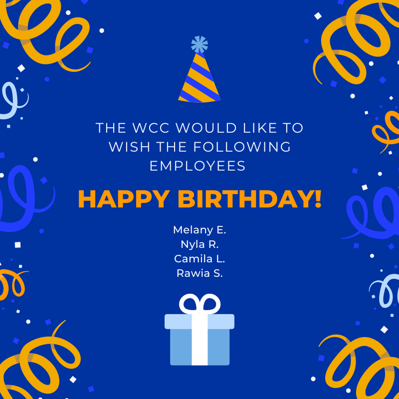 The #nsuwcc would like to wish all employees born in December a very happy birthday! Thank you for all that you do for our center and for the <a href="/nsuflorida/">Nova Southeastern U.</a> community! 🥳