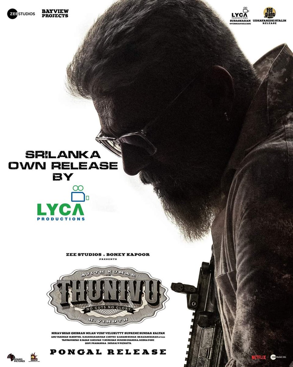 NKrrishnraj's tweet photo. #THUNIVU at Sri Lanka will release through Lyca Productions Sri Lanka ❤️
#AjithKumar #HVinoth #BoneyKapoor #ZeeStudios #BayViewProjectsLLP #Rahul #RomeoPictures #GKMTamilKumaran #LycaProductions #Subaskaran #NiravShah #Ghibran
#ThunivuPongal #ThunivuWithLycaProductions https://t.co/bL7rtu54tU
