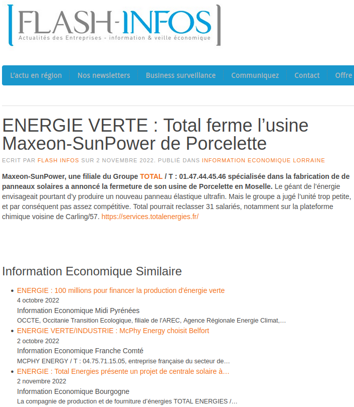 PaxMetanola's tweet photo. https://t.co/WqcX5Uypvt
#ScandaleTOTAL: #TotalSunpower a obtenu #subventions en 2012! #EmpriseTOTAL #HerculeTOTAL #GensCullentTOTAL #HerculePOUYANNÉ #PatrickPOUYANNÉ #PouyannéGate #PouyannéTraître #JugesTraîtres #JugesAuxOrdresDeTOTAL #JugesFrancsMaçons #ANTICOR #GreenPeaceFrance https://t.co/B0hkBLTT1G
