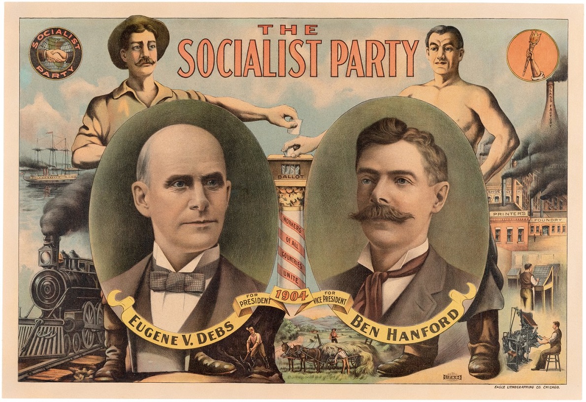 HakesAuctions's tweet photo. SOLD FOR $29,883! Another historical item that did well at @HakesAuctions was this 1904 #EugeneDebs &amp; #BenHanford @SocialistParty #jugate #campaignposter. Contact us to sell your #politicalmemorabilia!
@APIC_USA #APIC_USA #1904Election #SocialistParty #socialism https://t.co/cIW3PnG649