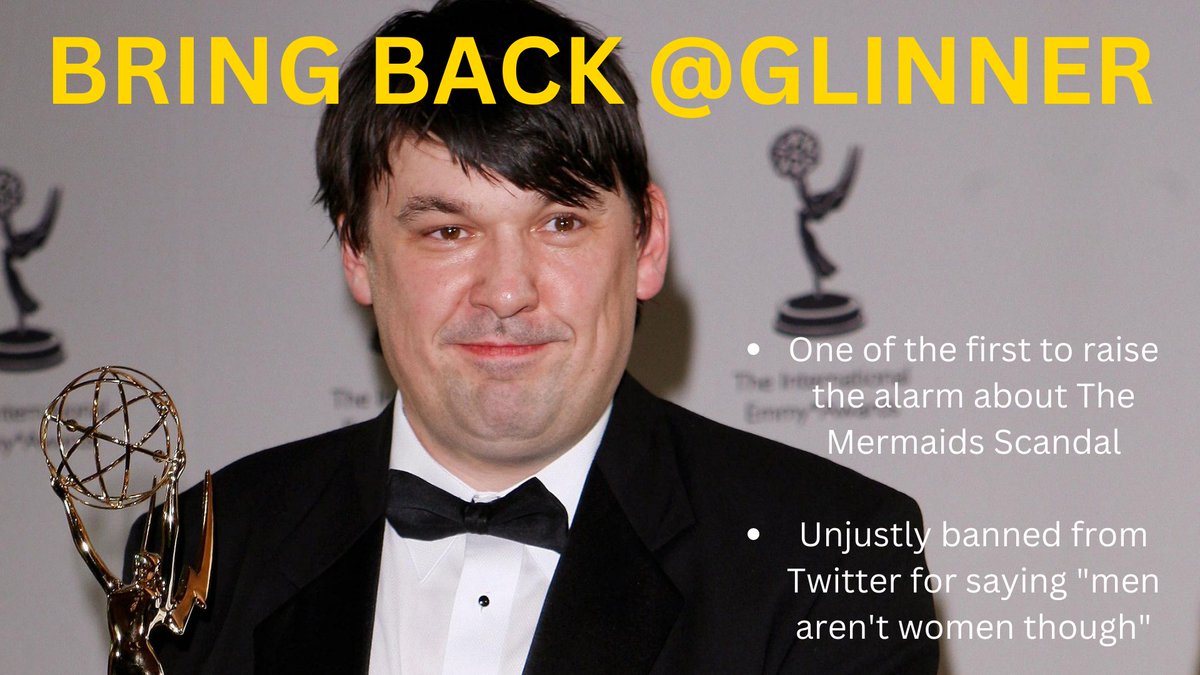 BigBillMoon's tweet image. Hi @elonmusk, @bariweiss, @mtaibbi - can you reinstate @Glinner's twitter account please?

He was banned for no good reason AT ALL. We want him back.

Everyone, please retweet this or share this image tagging in Elon Musk. He might not see it, but we can try our best.