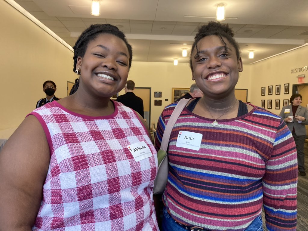 Loved hearing <a href="/HoCoSMOB/">Lamia Ayaz</a> &amp; Kaia share their experiences with the <a href="/LHCLeads/">Leadership Howard Co</a> Premiere Class of 2023! <a href="/HCPSS/">HCPSS</a> <a href="/hcpss_wlhs/">Wilde Lake HS</a>