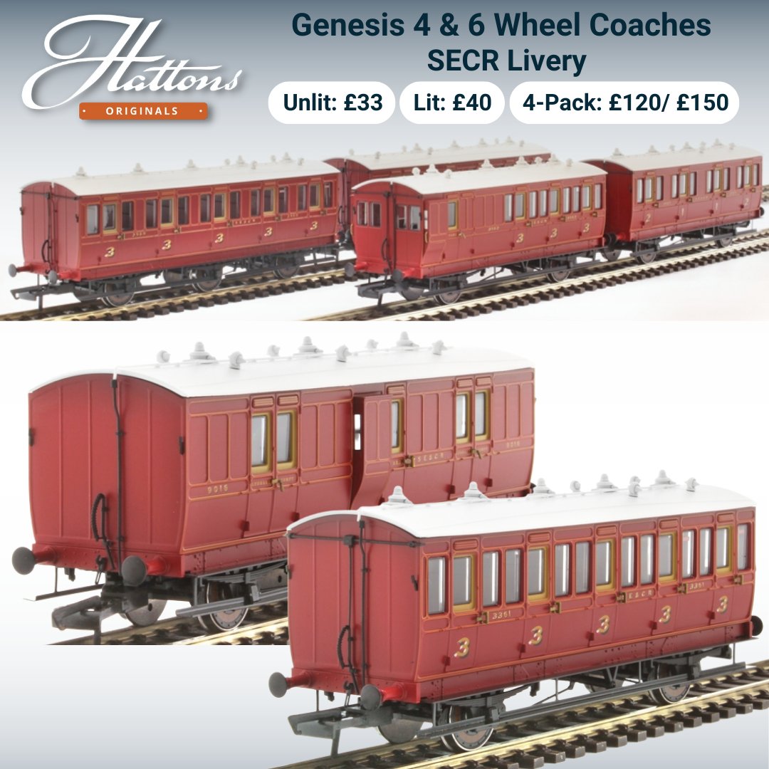 Hattons Model Railways on Twitter "🚂 Our SECR liveried Genesis 4 & 6