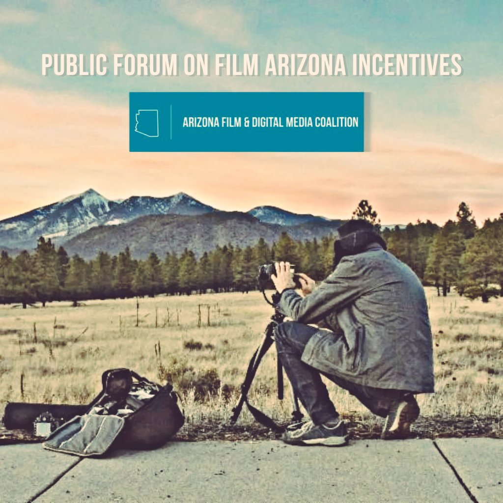 AZFDMC's tweet photo. #FilmInAz #ZonaWood
Starting 9/'23, @AZFilmOffice
is taking apps for a new
refundable tax credit for the
motion picture industry.
On Thurs, Dec 15, 4pm-6pm
@DiscoverFlg is sponsoring a public forum by the
@AZFDMC & @FilmTucson
at @CityofFlagstaff
Virtual:
https://t.co/RSTju9Qoro https://t.co/v2fTqDsEhd