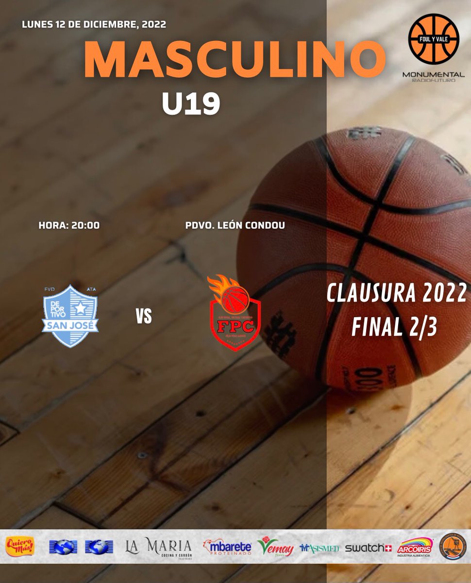 🇵🇾🏀 DEFINICIÓN EN FORMATIVAS 🏆

📆 Esta noche, a partir de las 20, tendremos actividad en las categorías menores masculinas en dos canchas.

🤩 Partidos para no perderse. 🤩

#Básquet #ElLugarQueSeMerece #1080AM