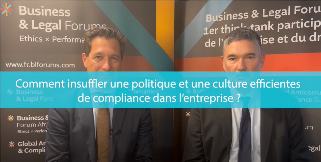 BLF_Paris's tweet photo. 🎥5 ans après Sapin 2 : comment insuffler une politique et une culture efficientes de #compliance dans l’entreprise ?

BLF 2022, des experts répondent en #vidéo :
https://t.co/uye13Oz7Yq

📆GACS : https://t.co/57W9KSnpdy

@essec @CieDesAlpes @GastineMenou Verdun Verniol Avocats https://t.co/4G7hOiXsQt