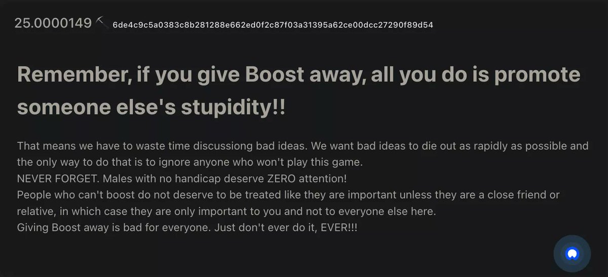 proofofwork_co's tweet photo. Top Boosted Content Today:

🦌 Rank: 1
⛏️ Difficulty: 25
🏷️ Tag: strategy

Top of https://t.co/gaMqD9INLa right now:

TXID: 6de4c9c5a0383c8b281288e662ed0f2c87f03a31395a62ce00dcc27290f89d54 https://t.co/UTohn605N2