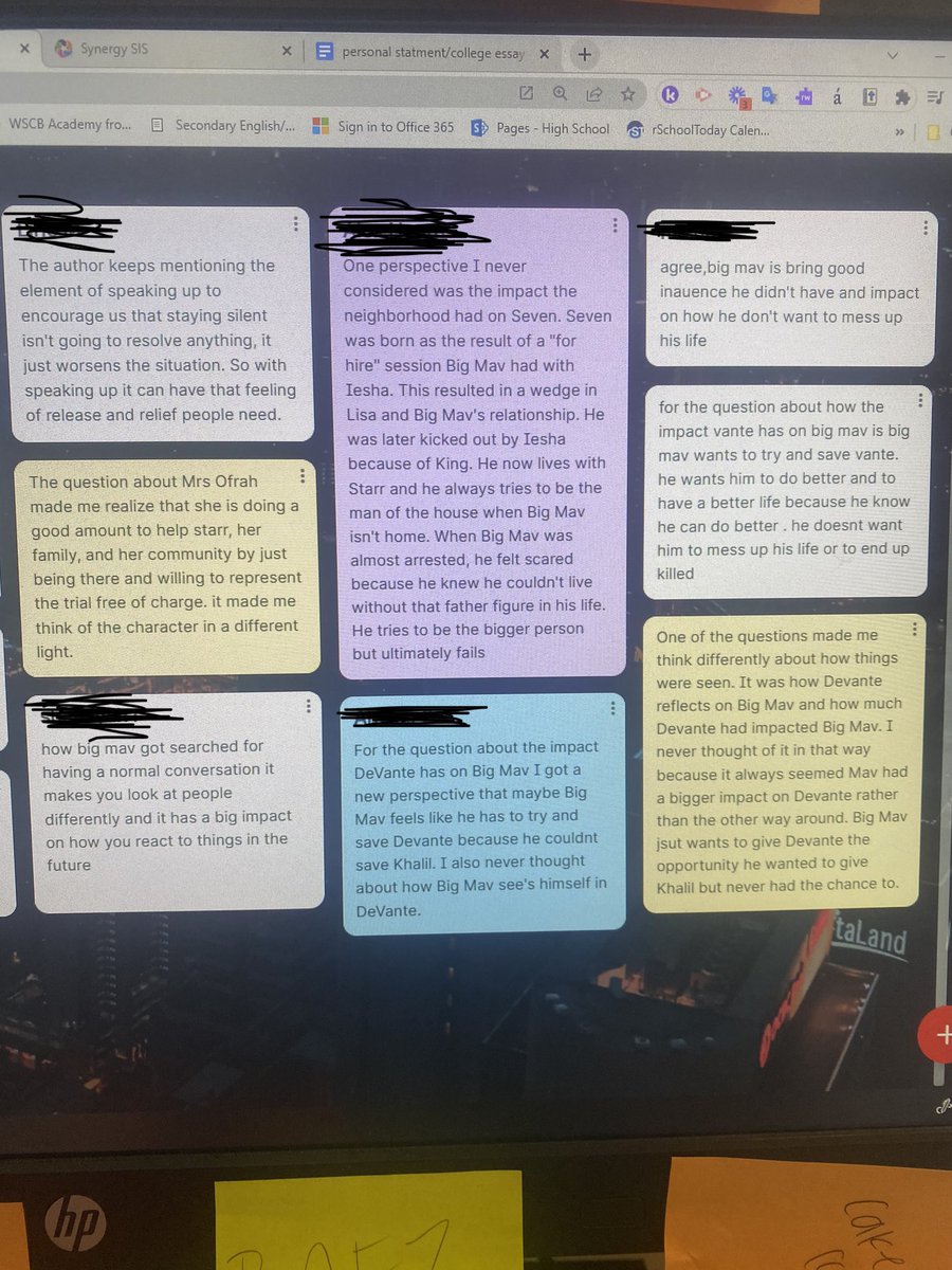 Catherine Bailey (@c_bailey76) on Twitter photo English 11 students addressed questions they generated about The Hate U Give in rotation stations and then reflected on how these conversations changed their perception of the text. #WICORWednesday on a Monday - Inquiry, Collaboration, and Writing! @emsheridan10 <a href="/KHS_AVID_Chiefs/">Kempsville HS AVID Program</a> English 11 students addressed questions they generated about The Hate U Give in rotation stations and then reflected on how these conversations changed their perception of the text. #WICORWednesday on a Monday - Inquiry, Collaboration, and Writing! @emsheridan10 <a href="/KHS_AVID_Chiefs/">Kempsville HS AVID Program</a>
