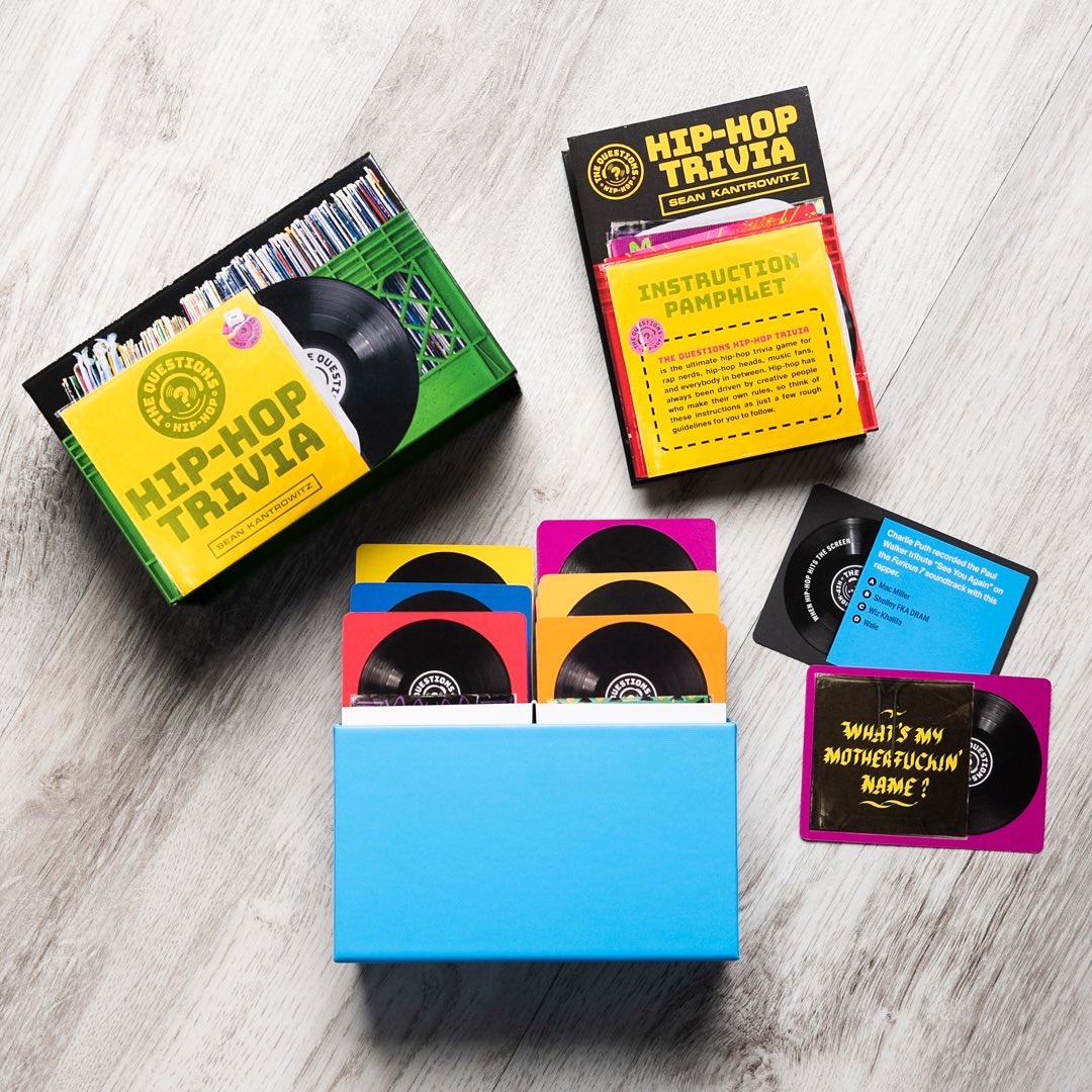 Beyond thrilled to share that I made a physical game version of <a href="/Questionshiphop/">The Questions Hip-Hop</a> that will be published by Penguin Random House January 24, 2023 - just in time to kick off the year of hip-hop’s 50th birthday. Pre-order yours now!! penguinrandomhouse.com/books/697193/t…