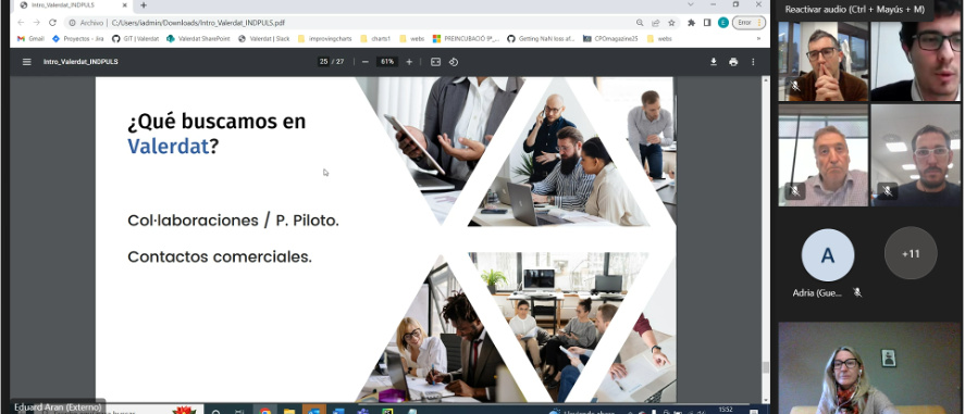 INDPULS_Tech's tweet photo. Hoy nos han acompañado Adrià Quintana y Guillem Quintana de #FACTIC, plataforma SaaS con ML/AI para la gestión eficiente de la demanda y Eduard Aran de #Valerdat, SaaS para mejorar la planificación y optimización de compras. https://t.co/JZKdjE0MMb