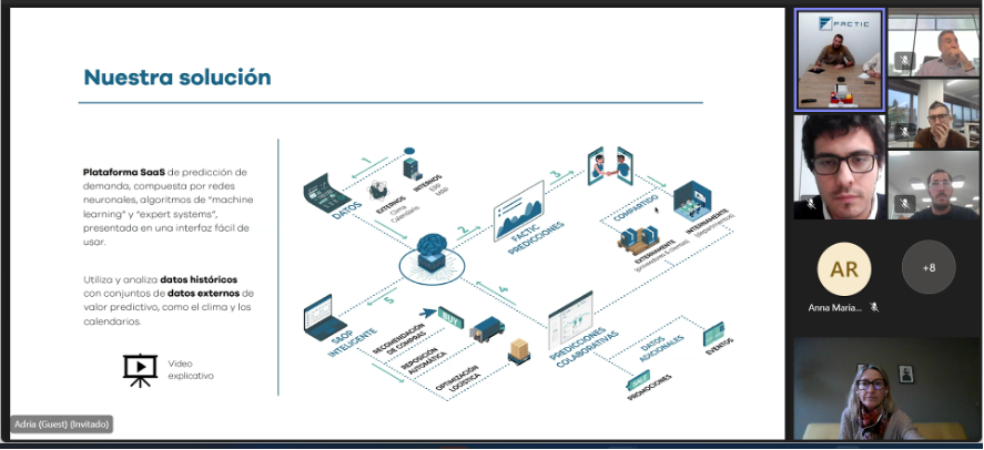 INDPULS_Tech's tweet photo. Hoy nos han acompañado Adrià Quintana y Guillem Quintana de #FACTIC, plataforma SaaS con ML/AI para la gestión eficiente de la demanda y Eduard Aran de #Valerdat, SaaS para mejorar la planificación y optimización de compras. https://t.co/JZKdjE0MMb