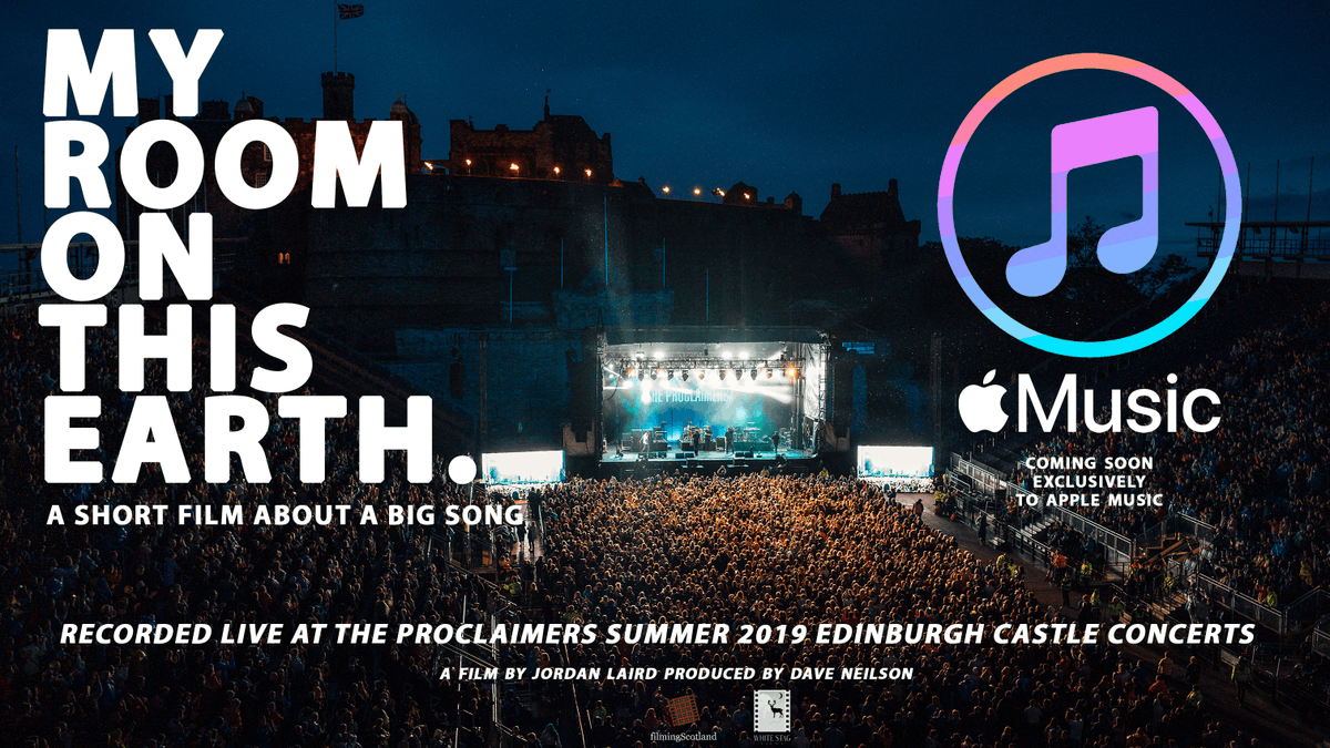 FilmingScotland's tweet image. 2023 watch out! Back in 2019, @The_Proclaimers
performed at Edinburgh Castle, and our short music documentary captures just that! “My Room on This Earth” is coming exclusively to @AppleMusic in the New Year!

#TheProclaimers #edinburgh #edinburghcastle #sunshineonleith