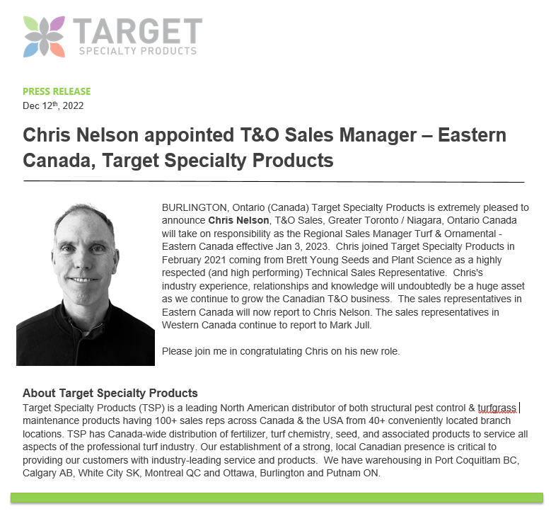 Target Specialty Products 🇨🇦 tweet media