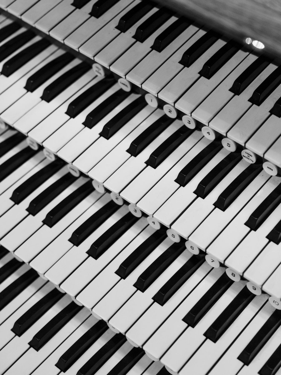 Who picked up Royal Albert Hall Organ for Kontakt Player over the cyber weekend? Here are the four manuals in all their black and white glory 🎹