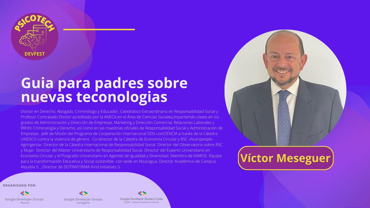 GDSC_UCAM's tweet photo. Estos son algunos de los ponentes que vendrán este miércoles al PsicoTech.
@biyectiva
@FIntegraDigital
@victormexeguer
@evrtrabajo

Estamos deseando escuchar lo que tenéis que decir!😁 😁 https://t.co/EApjXwXlwH