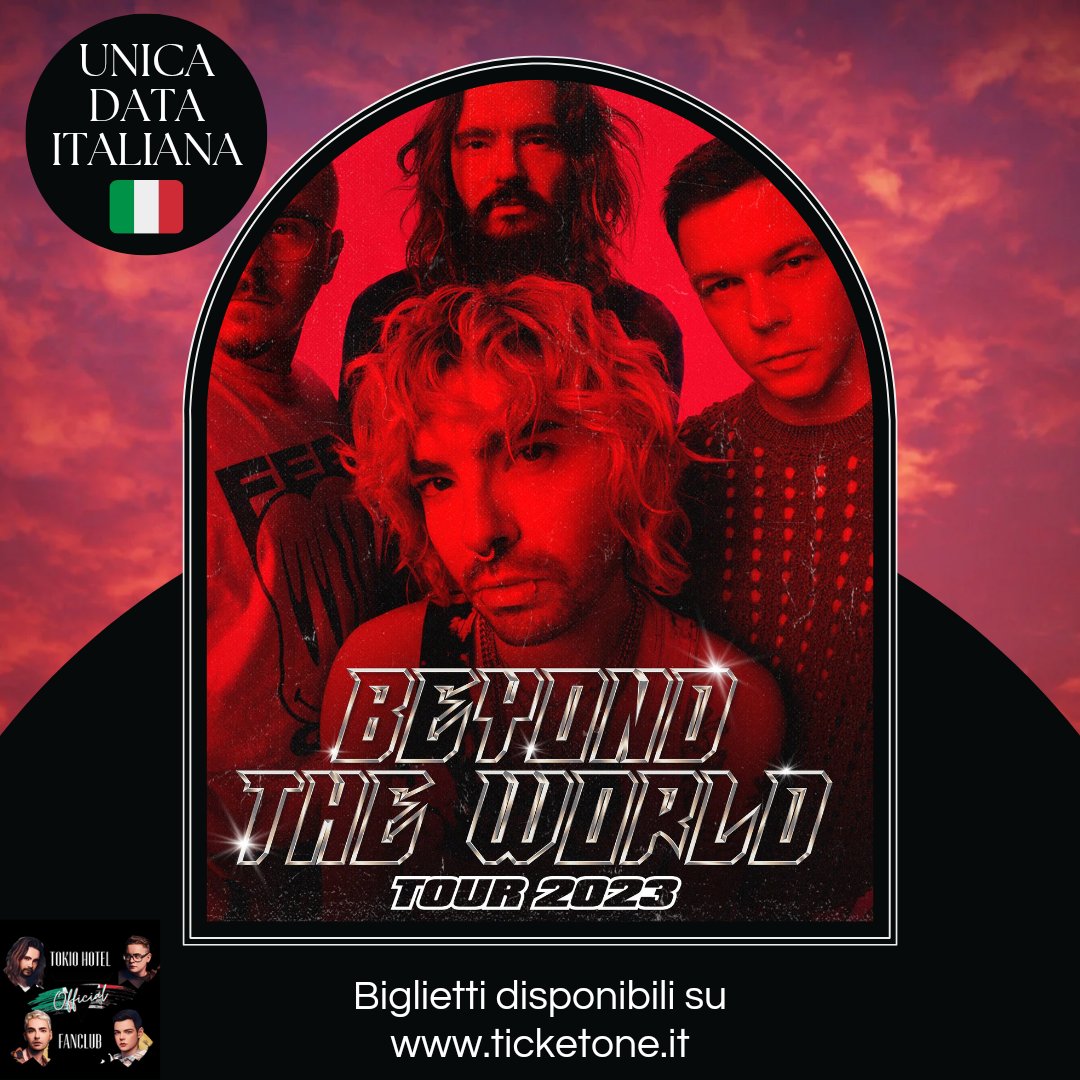 _THOIF's tweet image. BEYOND THE WORLD TOUR
Milano 10/05/2023
Non fartelo raccontare! @tokiohotel 
#tokiohotel #beyondtheworldtour