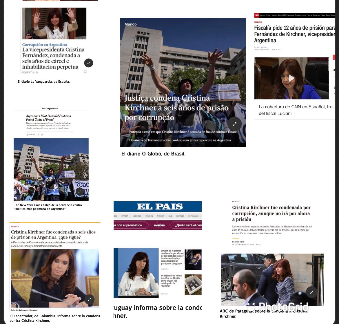 X mucho q los Korruptos Artemio López y su mujer Clara Abelenda, escrachen al fiscal Luciani, ya quedó claro q Cristina Kirchner es #LadronaDeLaNacionArgentina y está condenada
Lo sabemos los argentinos y lo sabe el mundo
Artemio, anda pa llá bobo