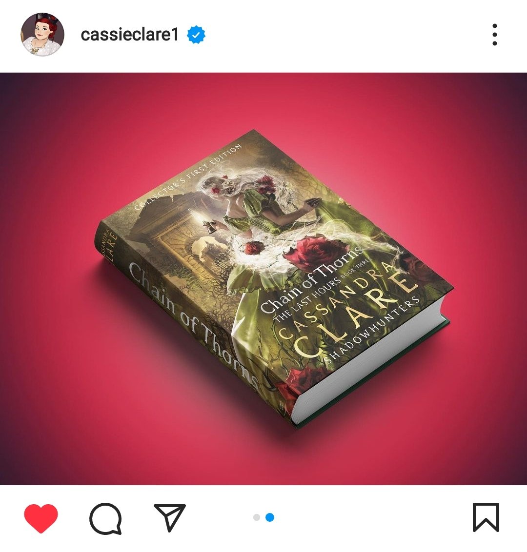 MariaA_Arroyo's tweet photo. SABER QUE NO PODRÉ TENER UN LIBRO ASÍ DE CAZADORES DE SOMBRAS ME LASTIMA.

necesito leer Chain of Thorns ya mismo. https://t.co/JYi164pip5