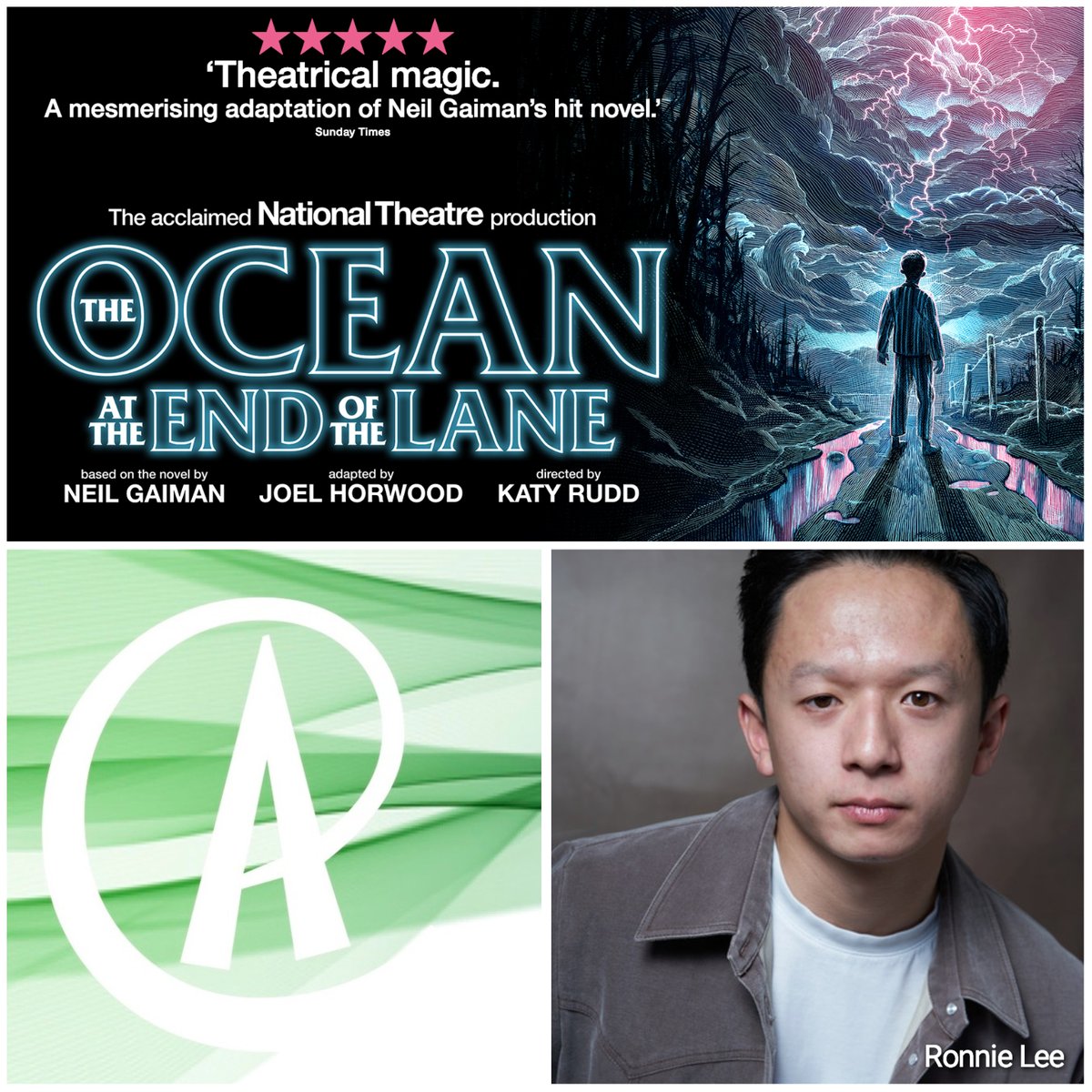 Best wishes to <a href="/RonnieLeexD/">Ronnie Lee</a> for the opening preview of #TheOceanAtTheEndOfTheLane <a href="/OceanOnStage/">The Ocean at the End of the Lane</a> (UK Tour) this evening.

Casting by: <a href="/NationalTheatre/">National Theatre</a> 

oceanonstage.com