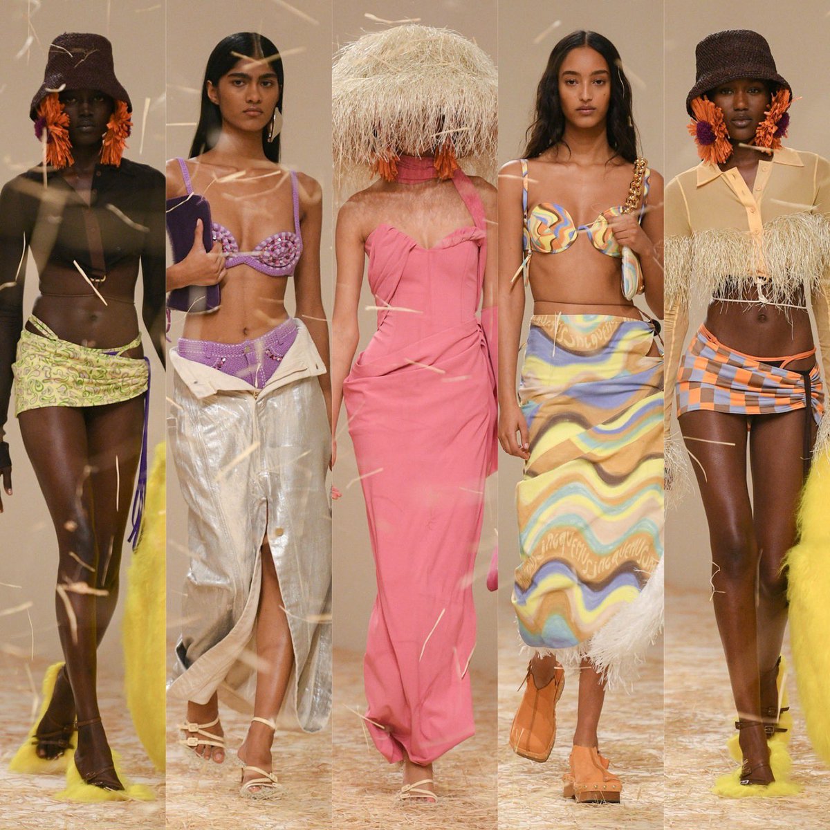 VintageVault8's tweet image. Jacquemus spring 2023 “Le Raphia”