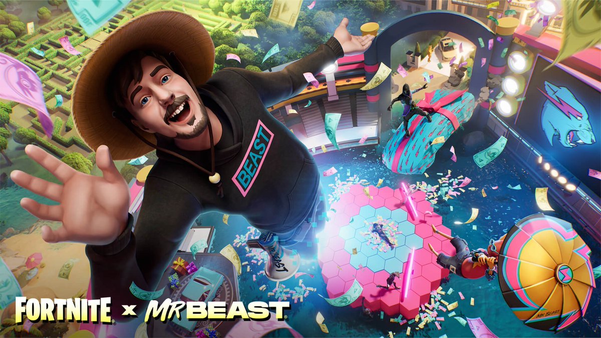 HYPEX's tweet photo. Fortnite x MrBeast 🔥 https://t.co/lTLwiu3khp