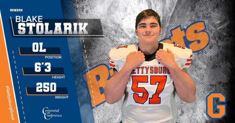 BlakeStolarik's tweet photo. Had a good time on my visit with @GburgFB this weekend. Thank you to the coaches and players for having me‼️@PGalloway16 @CoachMoeBanks https://t.co/FfRvS1HMHe