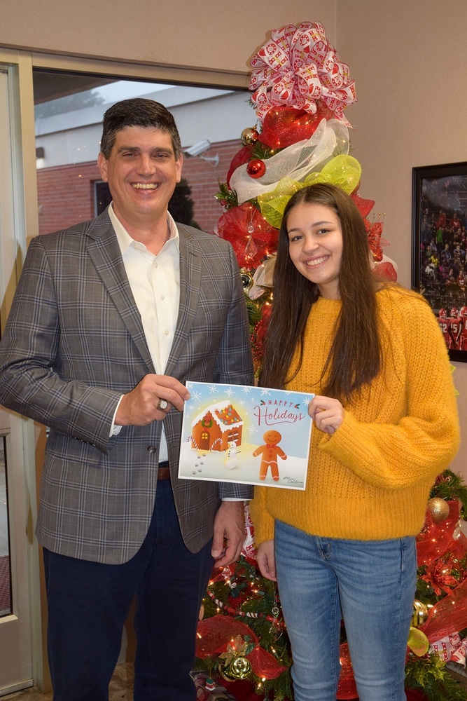 Mia Collins Designs Magnolia School District Christmas Card magnoliaschools.net/article/936434…