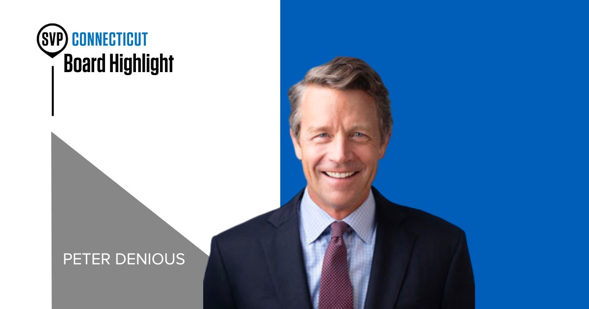 This month's #SVPCTBoardHighlight is Peter Denious. We want to thank Peter for his contributions and input to SVP.

Read more about him and our other board members here: svp-ct.org/copy-of-who-we…