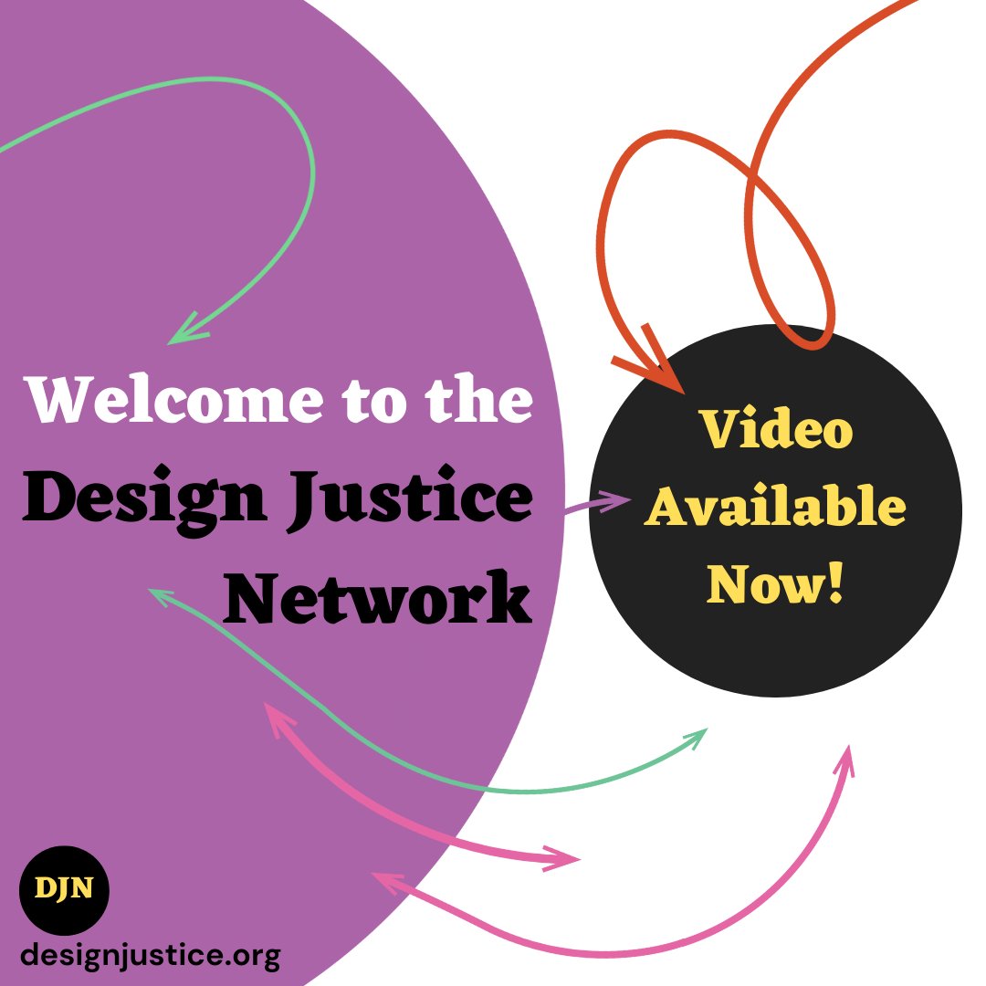 design__justice's tweet image. Missed the latest Welcome Session? December&apos;s video is now uploaded. Watch to learn more about DJN and benefits of Network membership!   buff.ly/3Pir4sG #DesignJustice #DesignJusticePrinciples #DesignJusticeNetwork #DesignJusticeEvents #DesignJusticeSignatory #DJNMembers