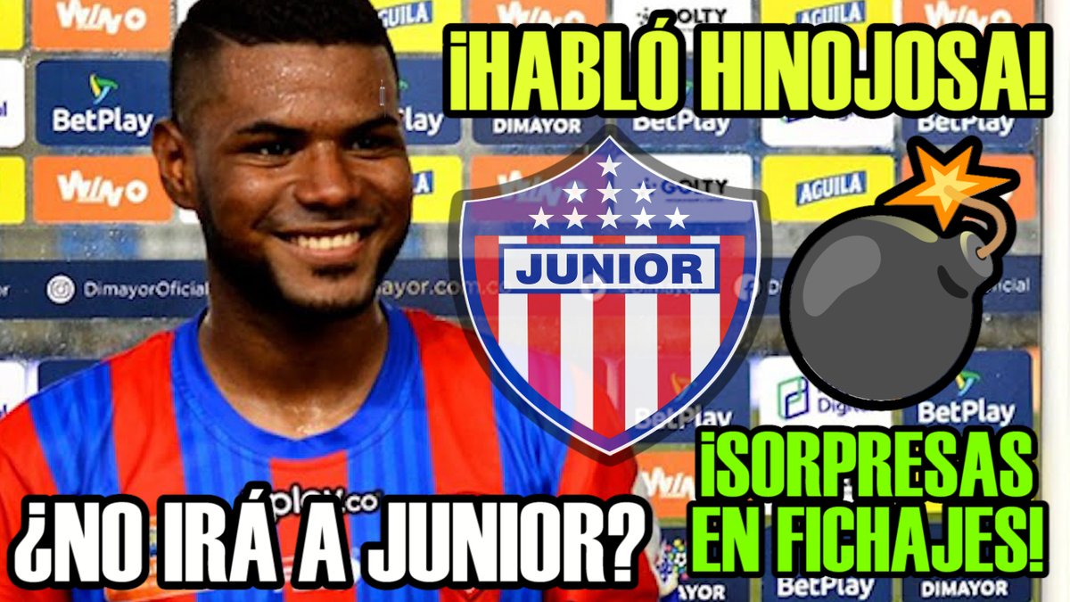 ¡ATENCIÓN!

Roberto Hinojosa habló sobre la posibilidad de llegar a <a href="/JuniorClubSA/">Junior FC</a> 

¿Qué pasará?

Brahian Alemán estaría cerca de no venir... ¿Entonces?

Link del video
👇👇👇
youtube.com/watch?v=C_3lvA…