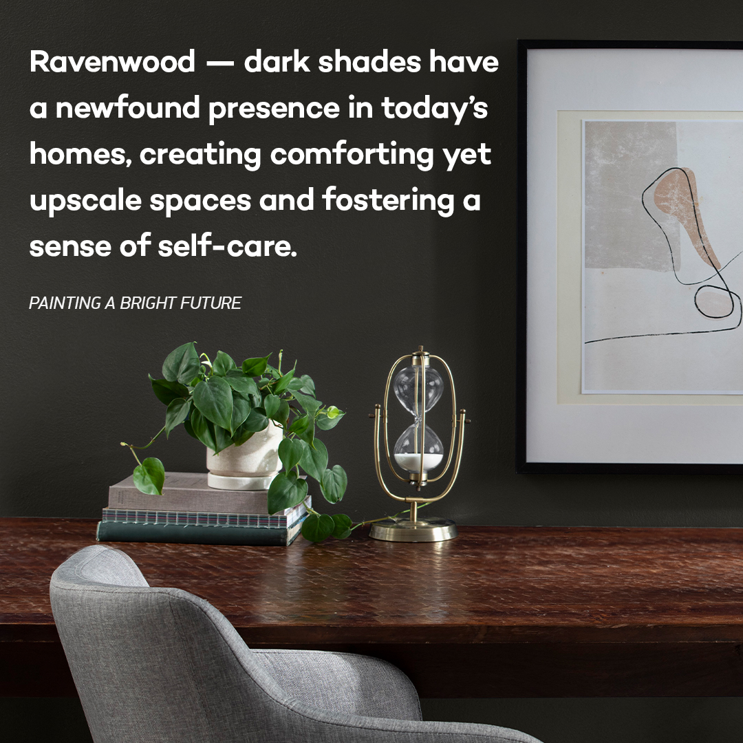 cadvantagemag's tweet image. Revenwood is one of many trending colours Para Paint creates. Learn more about up-and-coming paint colours for your home in our November/December edition at contractoradvantage.ca. #contractoradvantage #homeimprovementtips #magazinefeature #homepaint #ravenwood