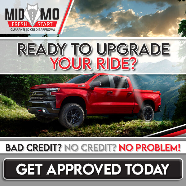 JimButlerCDJR's tweet image. It's time for an upgrade! Mid MO Fresh Start has the tools to get you financed so you can finally get into the new car you've been dreaming of. Get started now! bit.ly/2RETFuC

#MidMOFreshStart #FreshStart #Upgrade #CreditApproval #Guaranteed