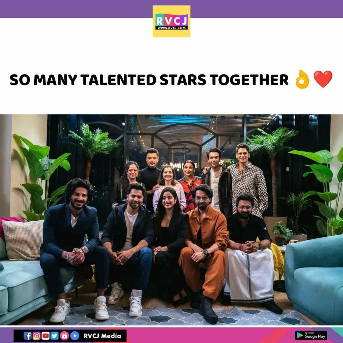 Actors round table!
#anilkapoor #vidyabalan #sheebachaddha #rishabshetty #dulquersalmaan #ayushmannkhurrana #rajkummarrao #varundhawan #vijayvarma #janhvikapoor #indiancinema #rvcjmovies