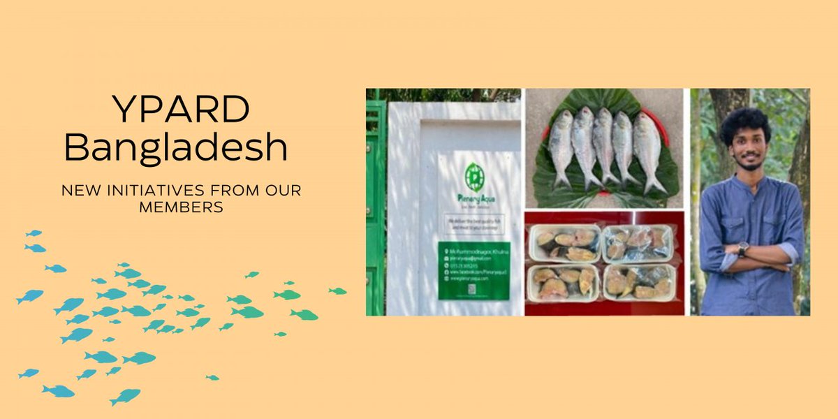 🇧🇩In Bangladesh, as in the rest of the world, the demand for fish is rising and, YPARD member Anup Kumar is working to supply this demand with quality products through his enterprise 'Plenary Aqua' 🐟Read the blog bit.ly/3W6oYOI @YPARD_AP #YpardBangladesh