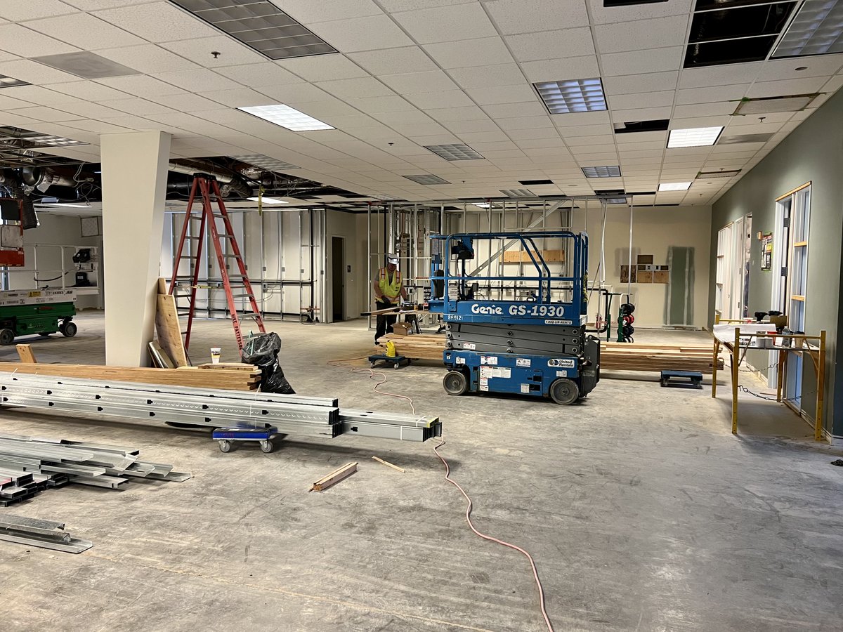 cc-TDI (@cctdilab) on Twitter photo Exciting progress is being made at our new lab! This week another big transformation will occur when drywall is installed. Thank you <a href="/rhconstco/">R&H Construction</a> and <a href="/ZGFArchitects/">ZGF Architects</a> for their unwavering leadership and support! #MovingTheFuture #cctdi #childhoodcancerresearch Exciting progress is being made at our new lab! This week another big transformation will occur when drywall is installed. Thank you <a href="/rhconstco/">R&H Construction</a> and <a href="/ZGFArchitects/">ZGF Architects</a> for their unwavering leadership and support! #MovingTheFuture #cctdi #childhoodcancerresearch