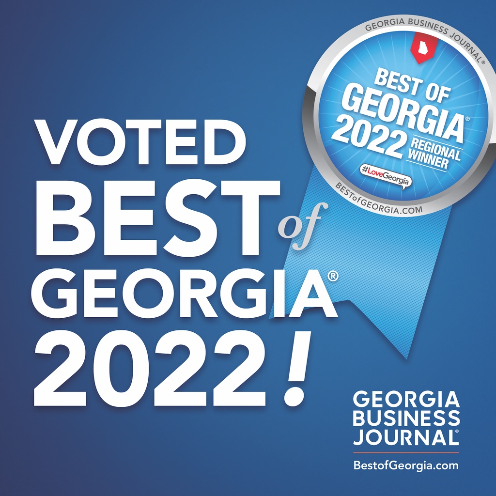 Thanks for naming us a "Best of Georgia 2022," Georgia Business Journal! #lovegeorgia