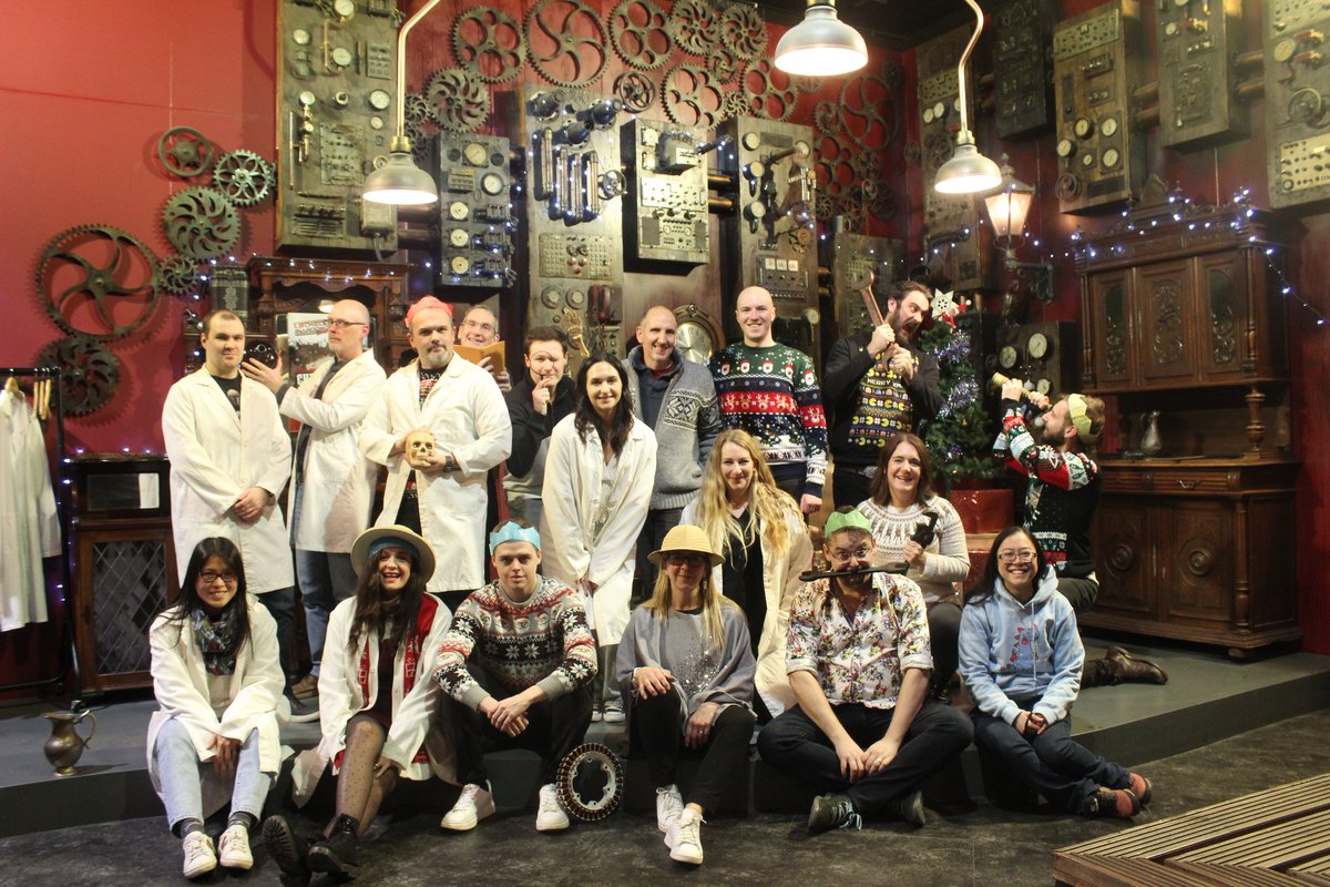 SparkolHQ's tweet image. On Friday, the team at Sparkol enjoyed our annual Christmas party! 🎄 🎉

We had a festive lunch, followed by an escape room &amp;amp; singing our hearts out at Disney karaoke! 🎤 💫

See below a photo of us after successfully escaping the escape room! 👇

#sparkol #workchristmasparty