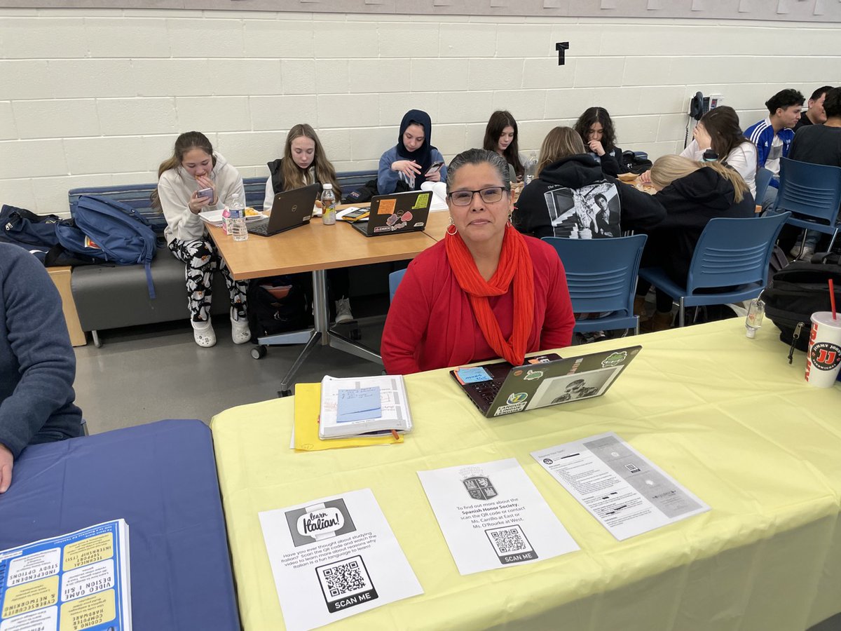 Check out the Elective Fair going on in the Cafeteria until Wednesday. Teachers are on hand to answer your questions regarding these awesome opportunities! #leydenpride <a href="/LeydenIndTech/">Leyden Ind Tech</a> <a href="/LeydenBusEd/">Leyden Business Ed</a> <a href="/LeydenModern/">Leyden Modern Languages</a>