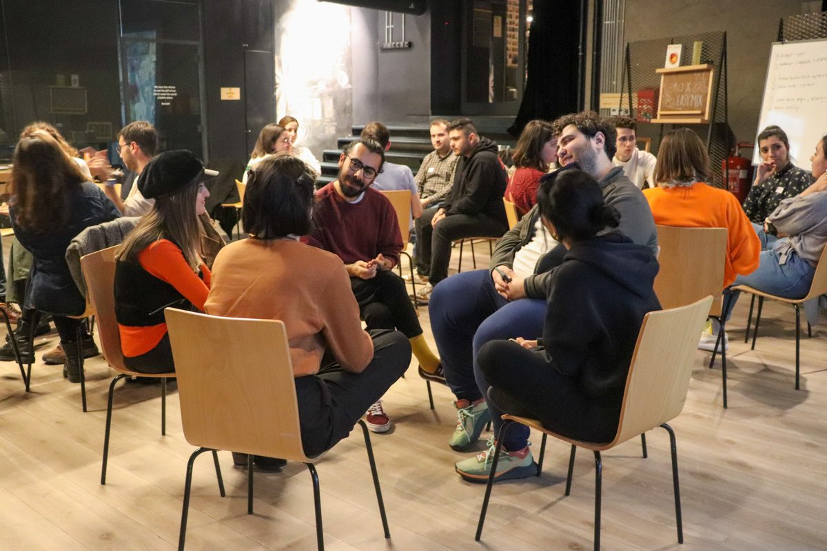 ekacs_'s tweet photo. 10 Aralık Cumartesi günü EKA Yaratıcı Topluluğu ve Arkhé Innovate olarak, @atolye_io mekan partnerliğinde gerçekleştirilen "Community Gathering : Building Impactful &amp; Sustainable Communities” başlığı ile etki odaklı toplulukların sürdürülebilirliğini tartışmaya açtık! ✨ https://t.co/aQOsXUYUcQ