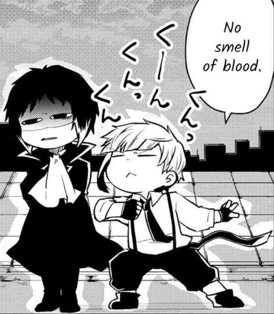 bsdcutepics's tweet image. sskk is so stupid i love them #bsd